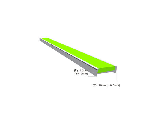 Custom Photoluminescent Strip Yellow Anti Slip Stair Nosing